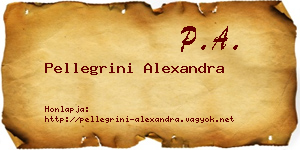 Pellegrini Alexandra névjegykártya
